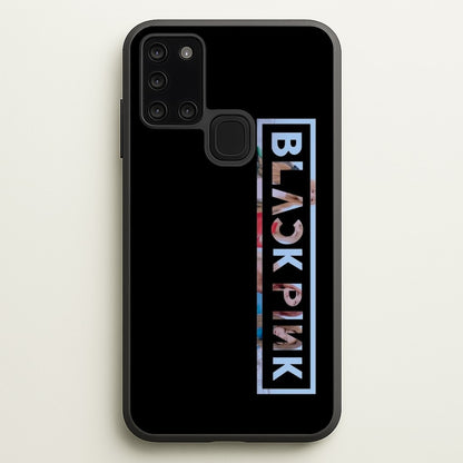 Vertical Girl K-Pop Band Logo  - Blackpink Phone Case for Galaxy A21s