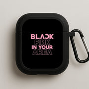 Girl K-Pop Band In Your Area - Black AirPods Case 1