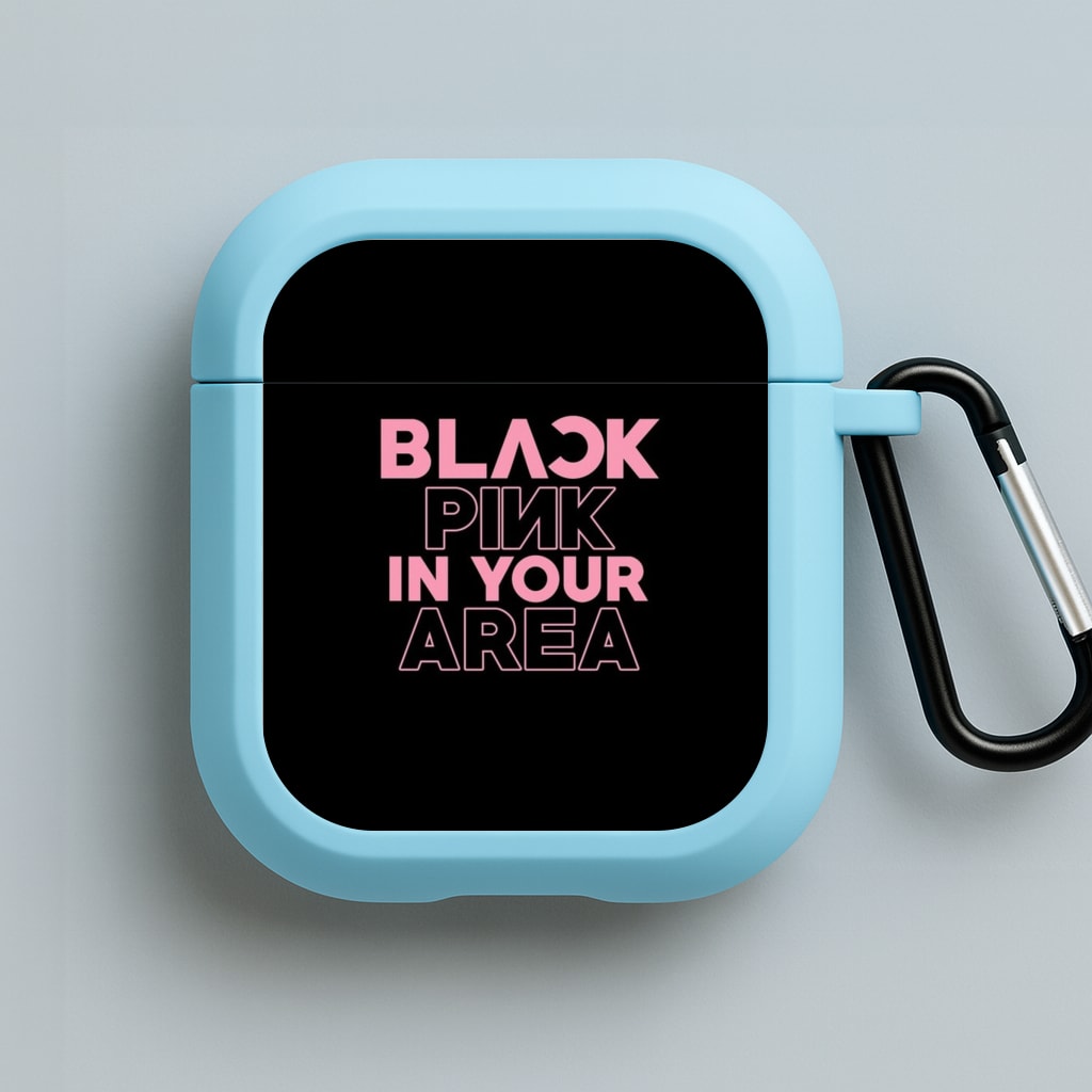 Girl K-Pop Band In Your Area - Black AirPods Case