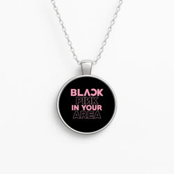 Girl K-Pop Band In Your Area - Black Circle Necklace