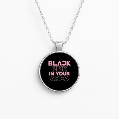 Girl K-Pop Band In Your Area - Black Circle Necklace