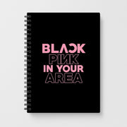 Girl K-Pop Band In Your Area - Black Notebook 1