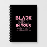 Girl K-Pop Band In Your Area - Black Notebook