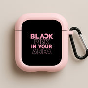 Girl K-Pop Band In Your Area - Black AirPods Case 4