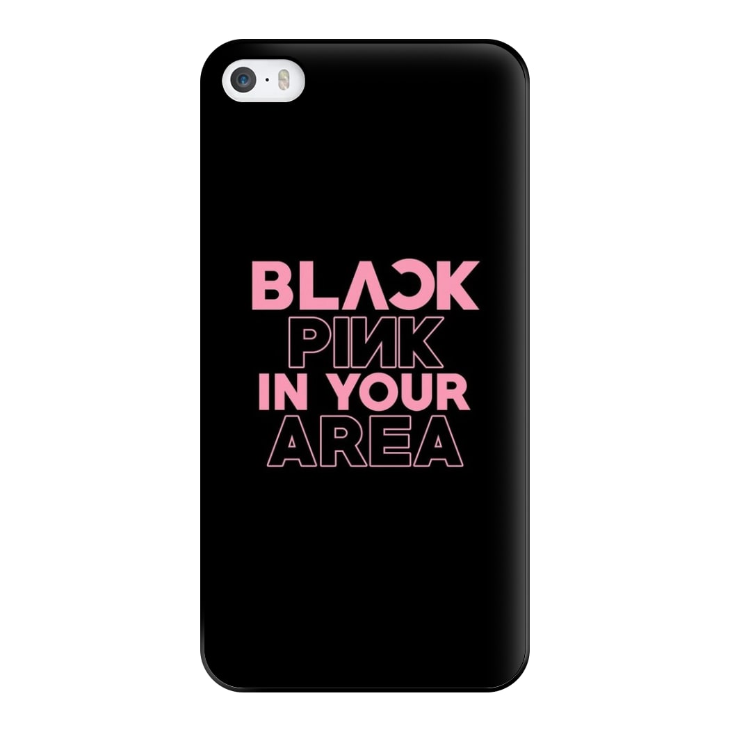 Girl K-Pop Band In Your Area - Black Phone Case for iPhone 5 / 5s / SE 2016