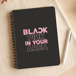 Girl K-Pop Band In Your Area - Black Notepad