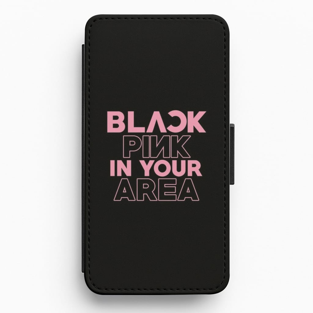 Girl K-Pop Band In Your Area - Black Flip / Wallet Phone Case