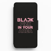 Girl K-Pop Band In Your Area - Black Flip / Wallet Phone Case 1