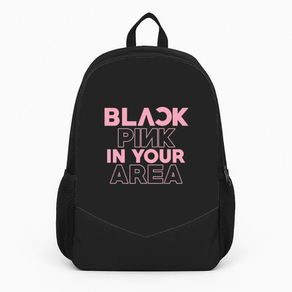Girl K-Pop Band In Your Area - Black Large Backpack