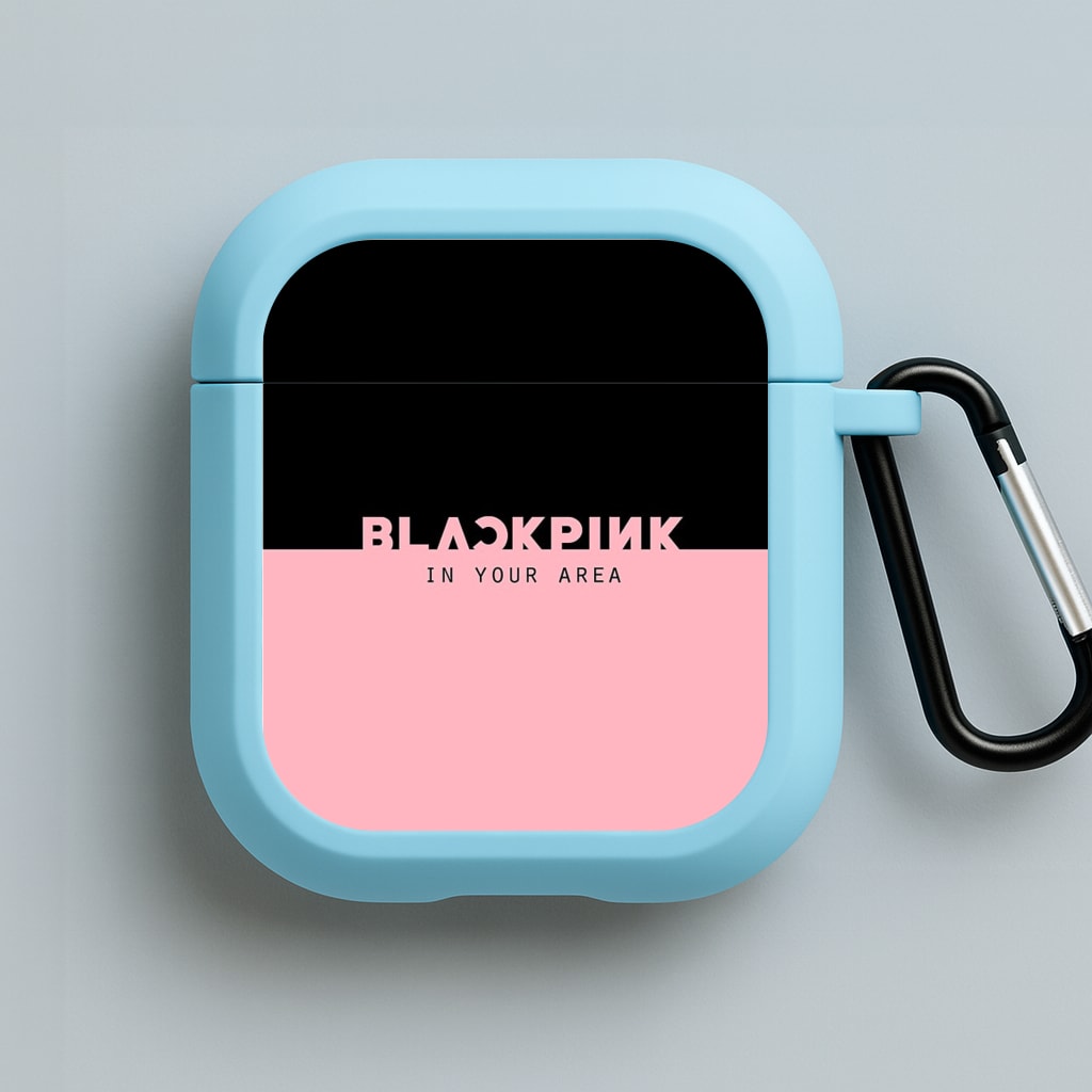 Girl K-Pop Band In Your Area Blue AirPods Case