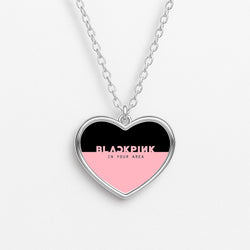 Girl K-Pop Band In Your Area Heart Necklace