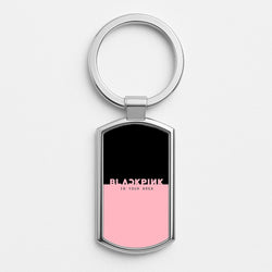 Girl K-Pop Band In Your Area Silver Keyring
