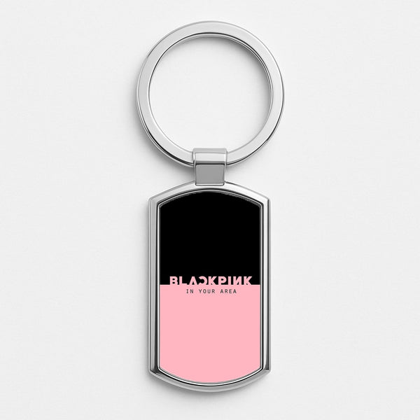 Girl K-Pop Band In Your Area Silver Keyring