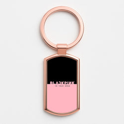 Girl K-Pop Band In Your Area Rose Gold Keyring