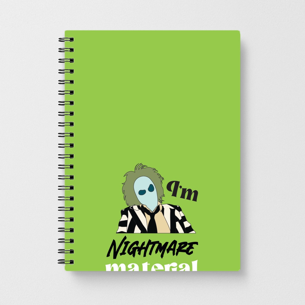 I'm Nightmare Material Notebook