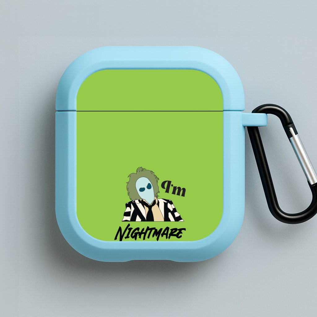 I'm Nightmare Material Blue AirPods Case