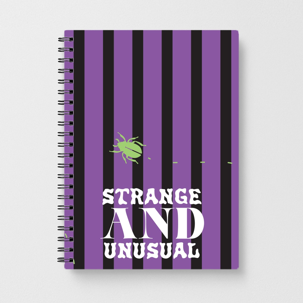 Strange And Unusual Notebook