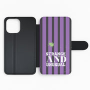 Strange And Unusual Flip / Wallet Phone Case 2