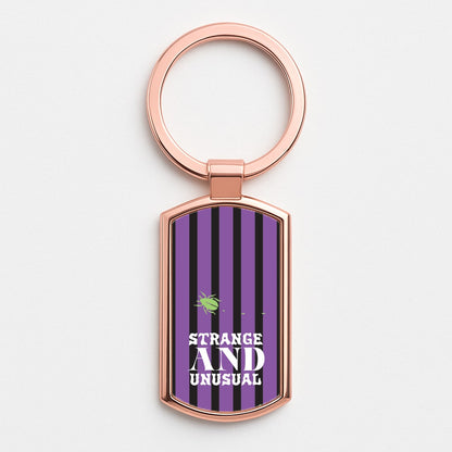 Strange And Unusual Rose Gold Keyring
