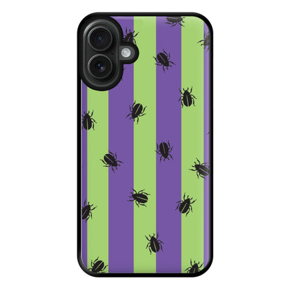 Bug Pattern Phone Case for iPhone 16 Plus