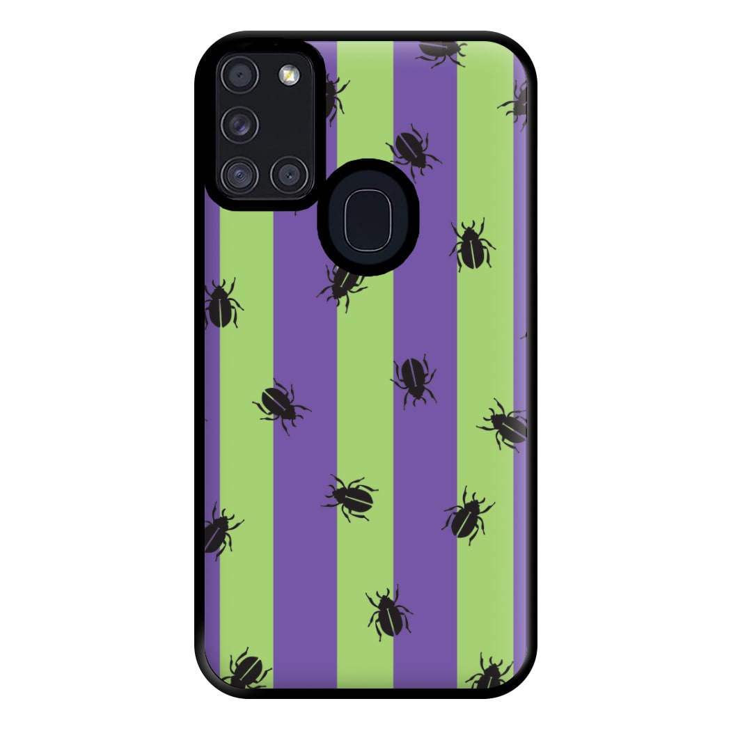 Bug Pattern Phone Case for Galaxy A21s