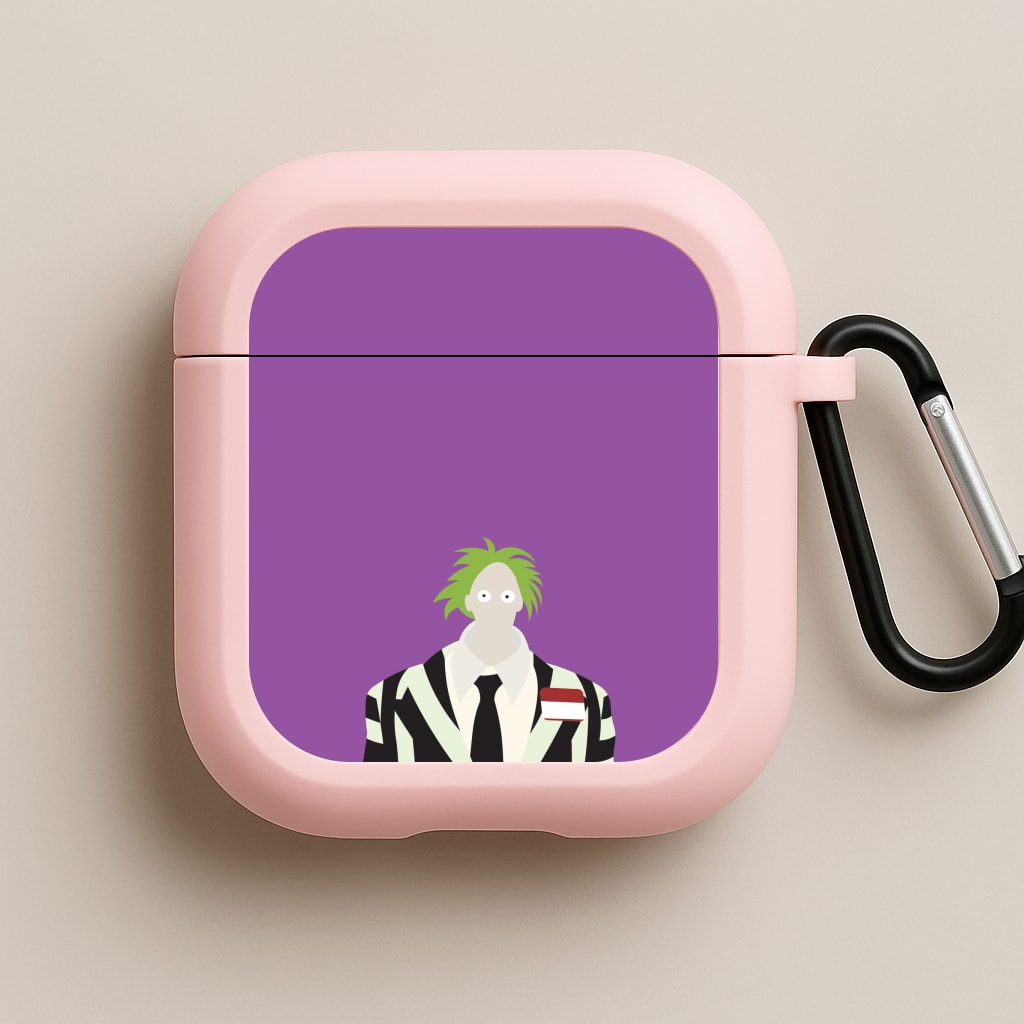 Small Head Pink AirPods Case