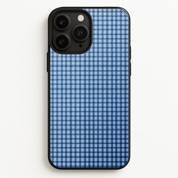 Back to Casics - Blue Gingham Weave Phone Case - iPhone 11 Pro Max / Standard