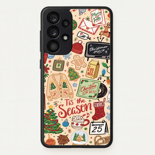 Tis The Season Doodles Phone Case - Galaxy A53 / Standard