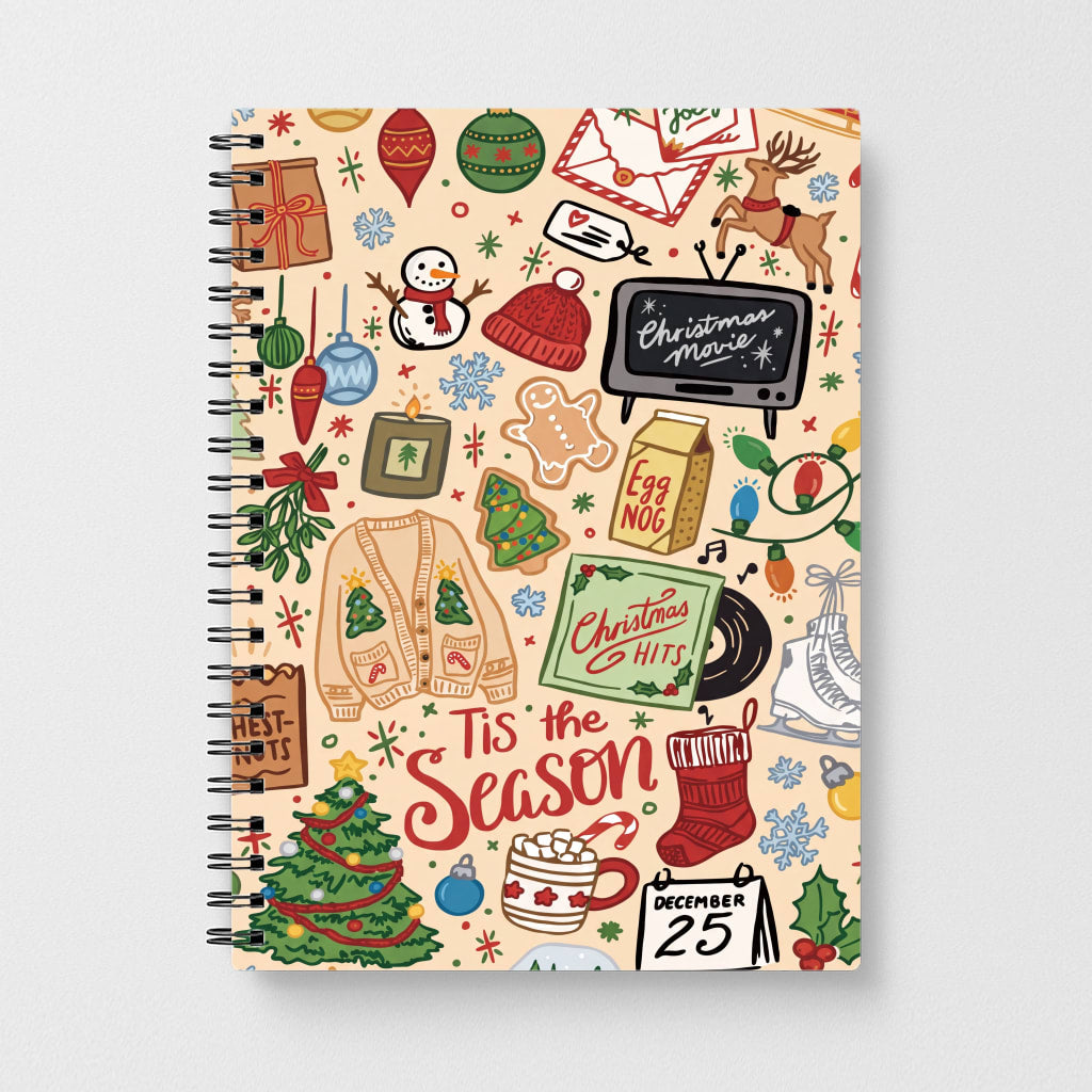 Tis The Season Doodles Notebook