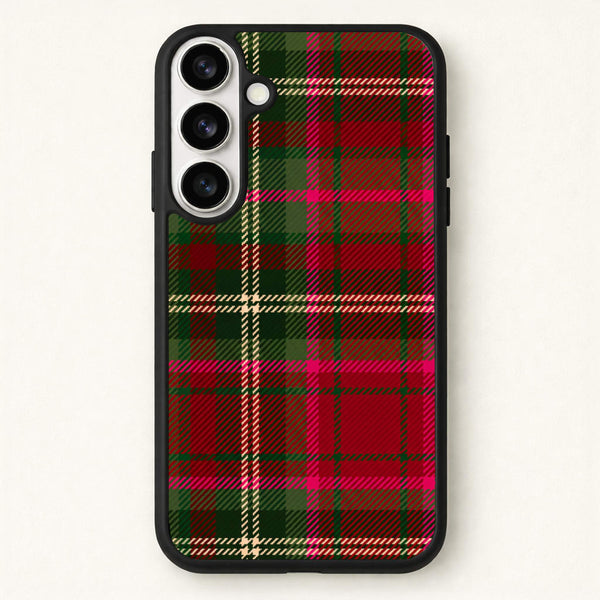 Christmas Tartan Phone Case - Galaxy S26 Plus / Standard