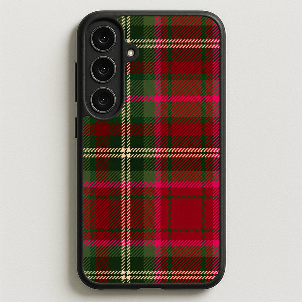 Christmas Tartan Phone Case - Galaxy S26FE / Standard