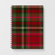 Christmas Tartan Notebook 1