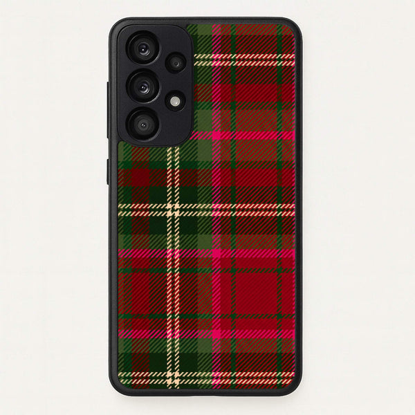 Christmas Tartan Phone Case - Galaxy A53 / Standard