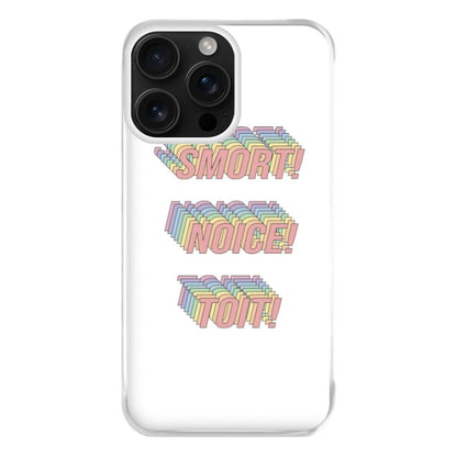 Smort, Noice, Toit - B99 Phone Case for iPhone 16 Pro Max