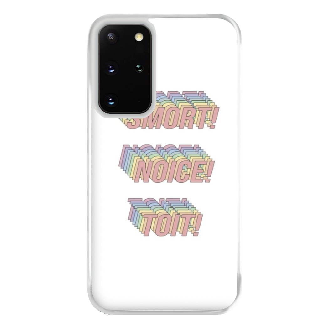 Smort, Noice, Toit - B99 Phone Case for Galaxy S20 Plus