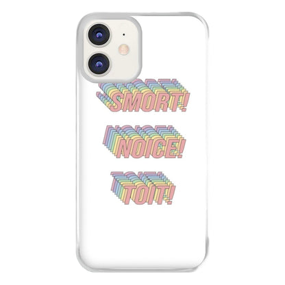 Smort, Noice, Toit - B99 Phone Case for iPhone 12 / 12 Pro