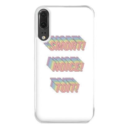 Smort, Noice, Toit - B99 Phone Case for Huawei P20