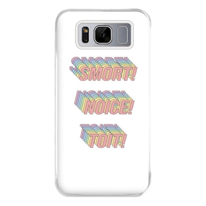 Smort, Noice, Toit - B99 Phone Case for Galaxy S8 Plus