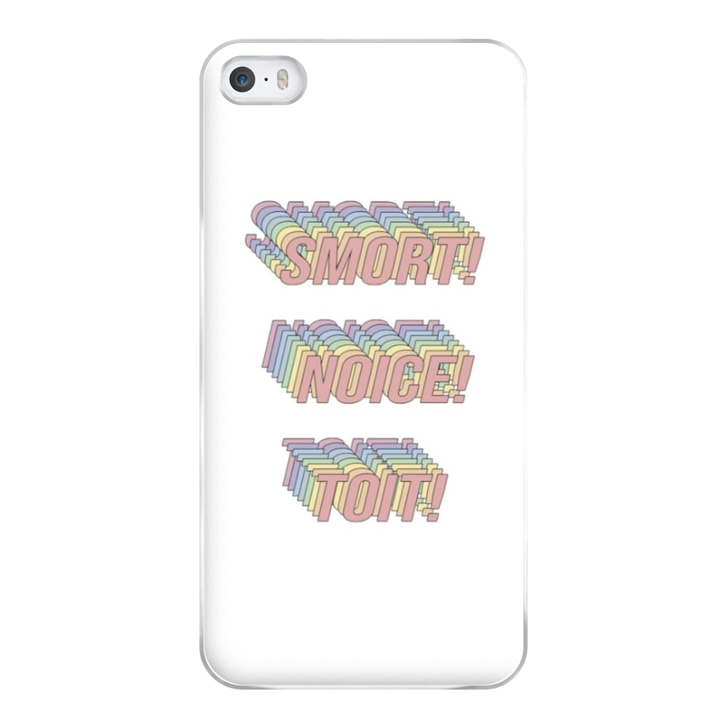 Smort, Noice, Toit - B99 Phone Case for iPhone 5 / 5s / SE 2016