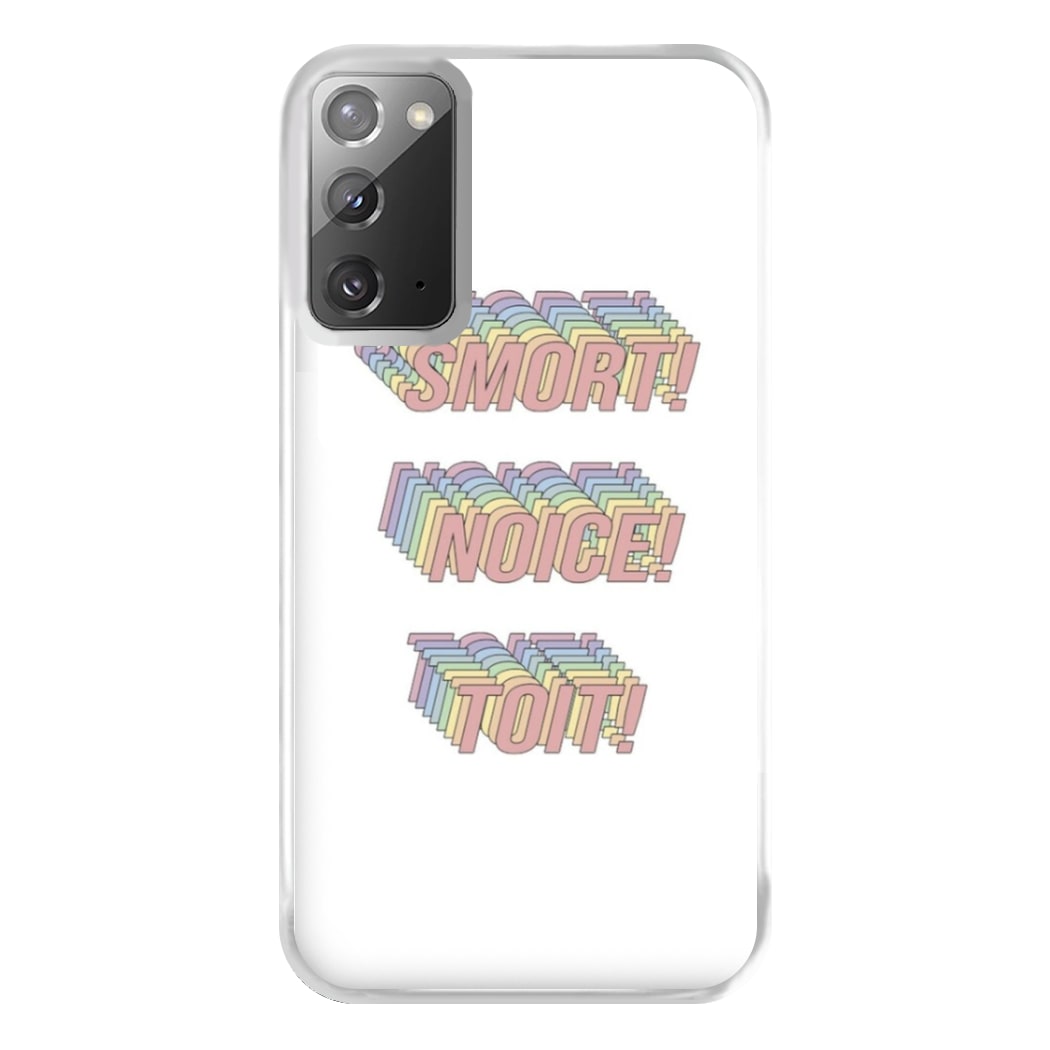 Smort, Noice, Toit - B99 Phone Case for Galaxy Note 20 Ultra