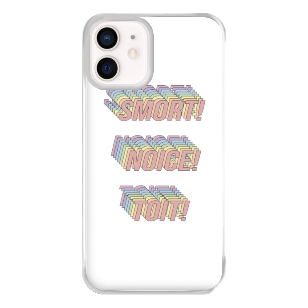 Smort, Noice, Toit - B99 Phone Case for iPhone 12 Mini