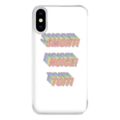 Smort, Noice, Toit - B99 Phone Case for iPhone XS Max