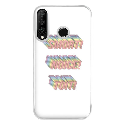 Smort, Noice, Toit - B99 Phone Case for Huawei P30 Lite