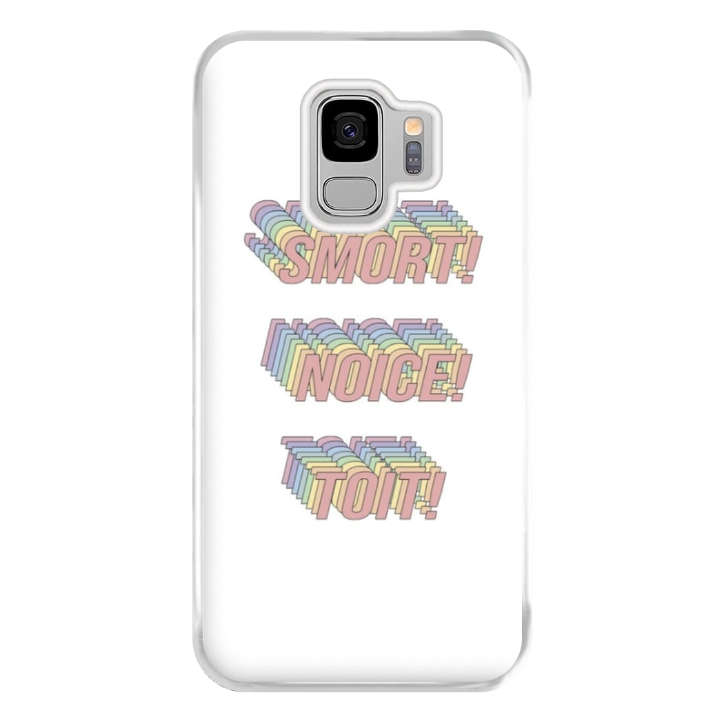 Smort, Noice, Toit - B99 Phone Case for Galaxy S9 Plus