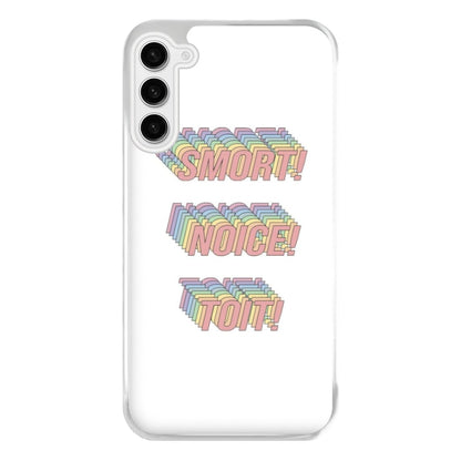 Smort, Noice, Toit - B99 Phone Case for Galaxy S23FE