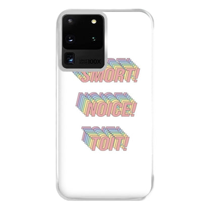 Smort, Noice, Toit - B99 Phone Case for Galaxy S20 Ultra