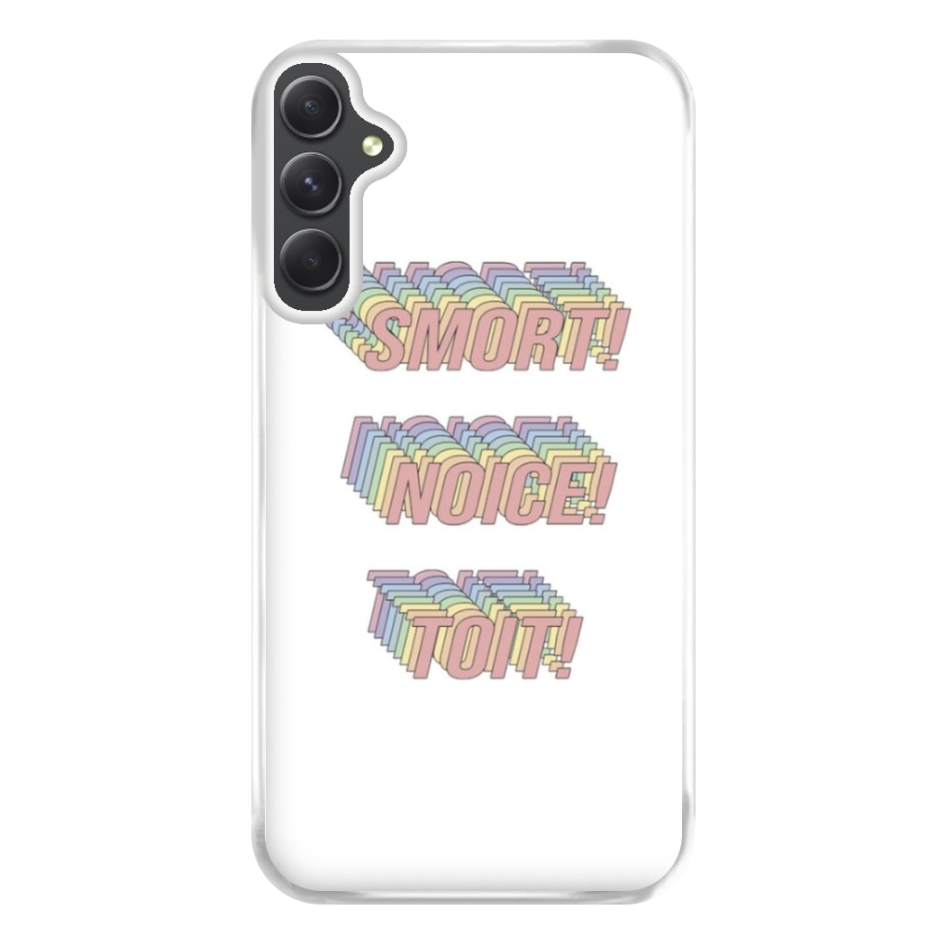 Smort, Noice, Toit - B99 Phone Case for Galaxy A54