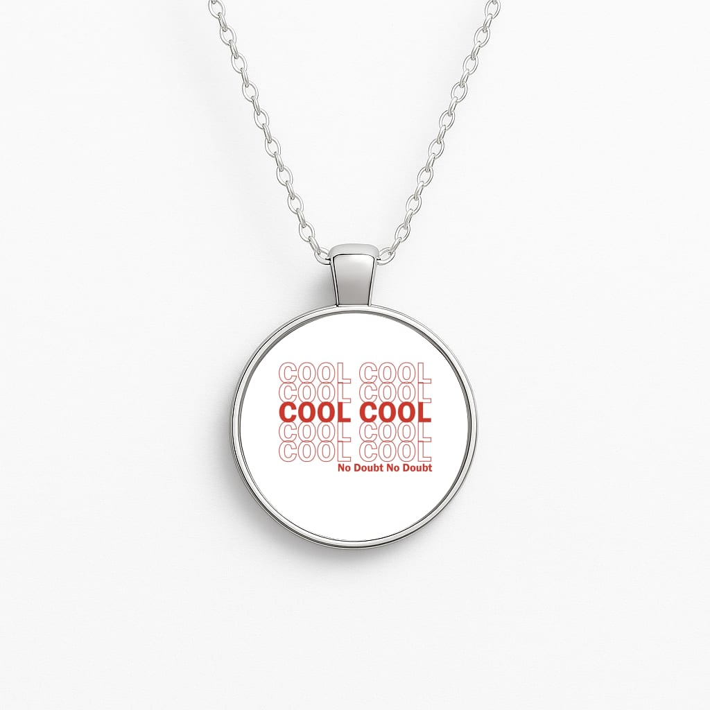 Cool Cool Cool No Doubt White - B99 Circle Necklace