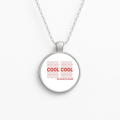 Cool Cool Cool No Doubt White - B99 Circle Necklace