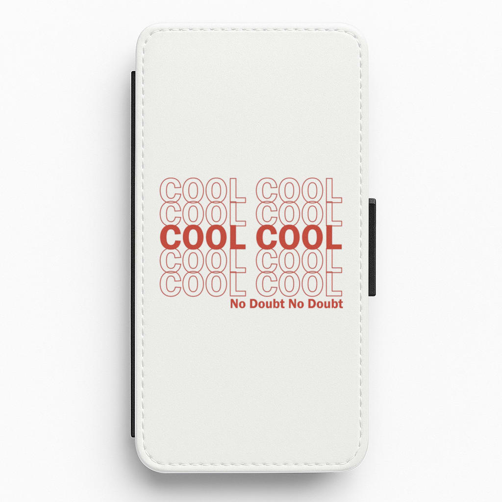Cool Cool Cool No Doubt White - B99 Flip / Wallet Phone Case